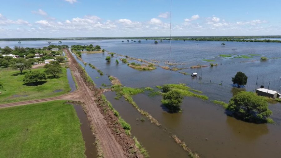 FOTO ARCHIVO INUNDACION./ Afect&oacute; a miles de ha en el norte santafesino.