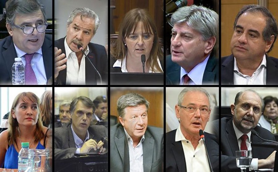 FOTO PARLAMENTARIO.COM CARRERA ELECTORAL. Mario Negri, Felipe Sol&aacute; y Omar Perotti entre otros tienen sus propias aspiraciones.