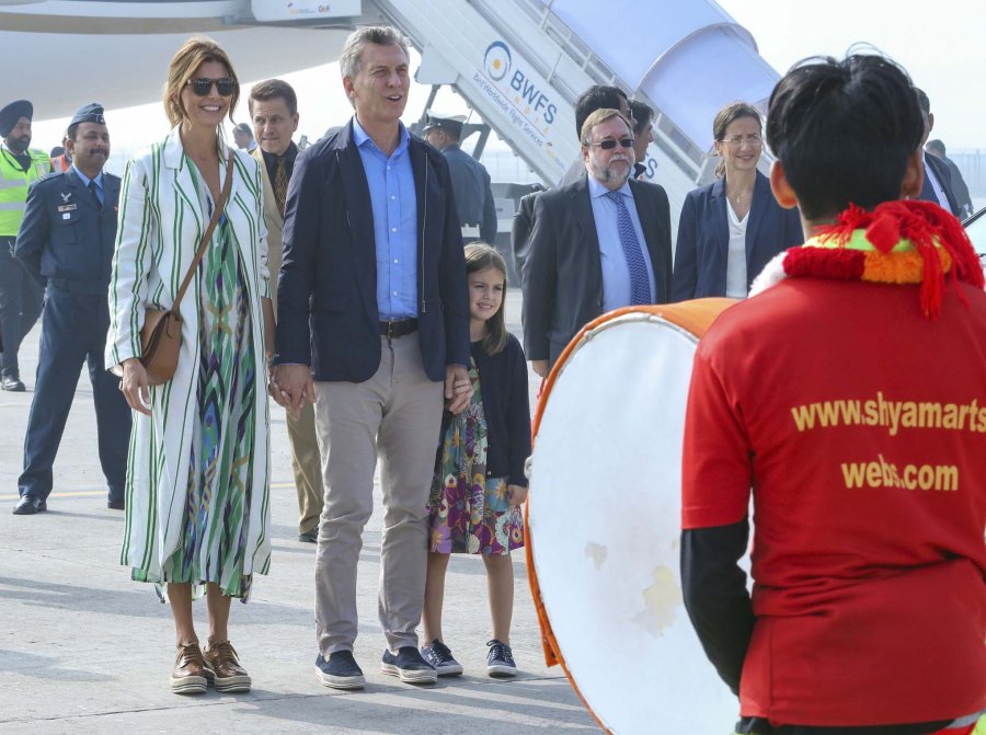 FOTO NA MACRI. Hizo turismo y se prepara para una exigente ronda de reuniones.