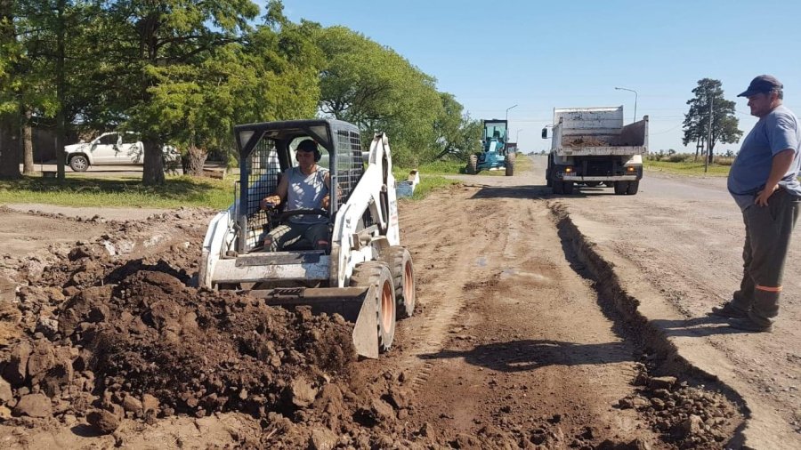 FOTO PRENSA COMUNA// LICITACION./ Ayer se procedió a la apertura de ofertas para adquirir hormigón elaborado. BADEN./De hormigón construido en la intersección de San Martín y Juan de Garay.