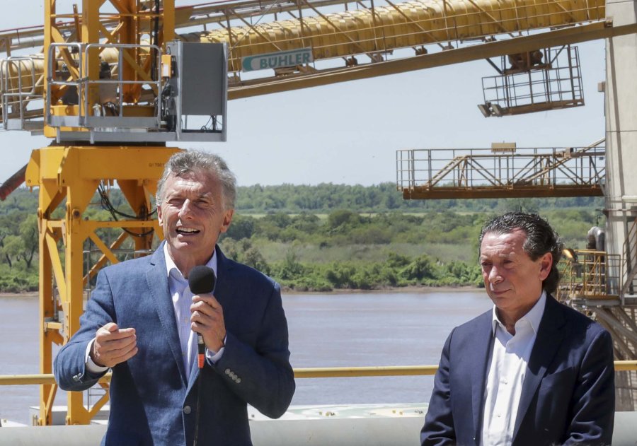 FOTO NA ANUNCIO. Lo realiz&oacute; el presidente Macri, acompa&ntilde;ado por el ministro Sica.