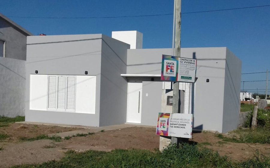 FOTO PRENSA MUNICIPALIDAD.// UNIDAD HABITACIONAL.// La vivienda ejecutada por el Programa Provincial.
