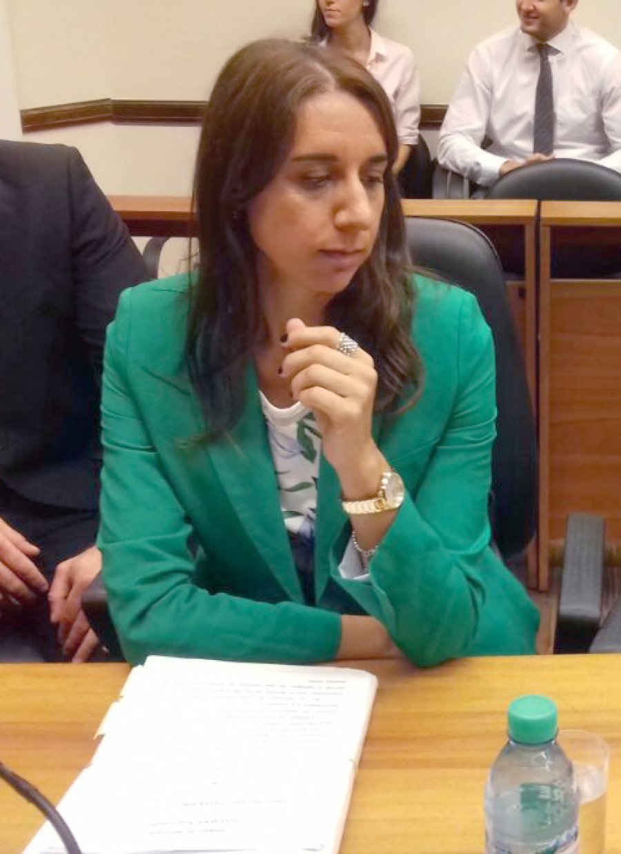 FOTO MPA FISCAL CRISTINA FERRARO. Dijo que no pidi&oacute; la prisi&oacute;n preventiva de la homicida porque "no hay peligros procesales".