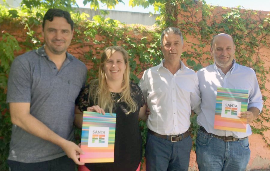 PRENSA OM// ZENON PEREYRA Y GALISTEO. - Germ&aacute;n Schalbetter, Ver&oacute;nica Gallo, Omar Mart&iacute;nez y Javier Canavese.