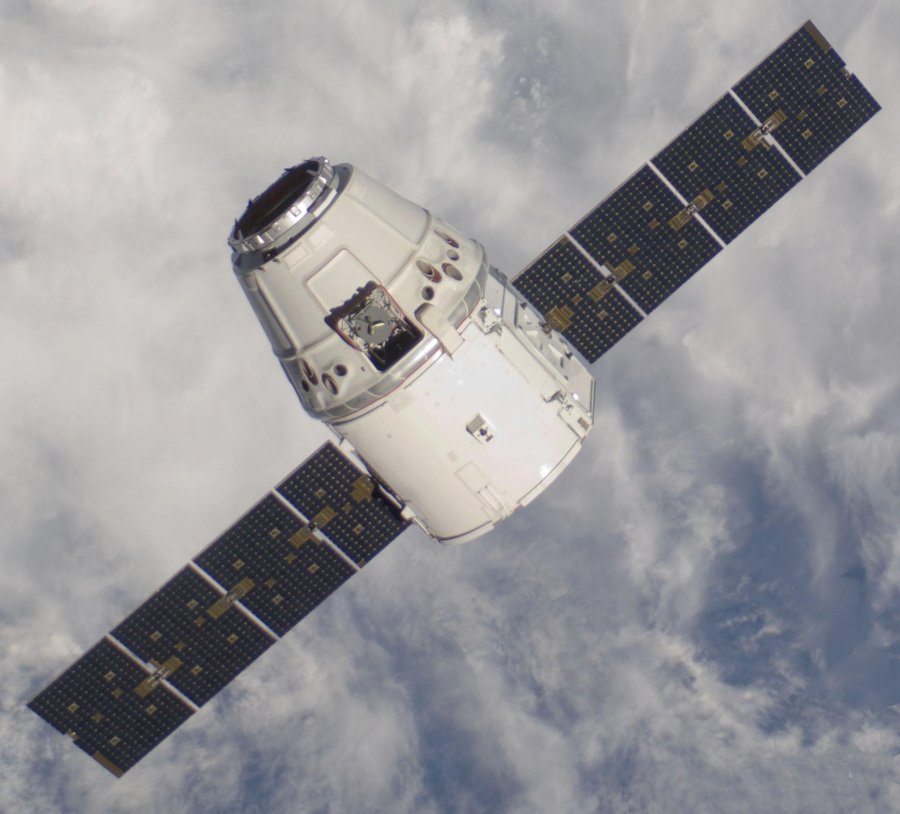 FOTO NASA DRAGON. La c&aacute;psula regresar&aacute; a la Tierra.