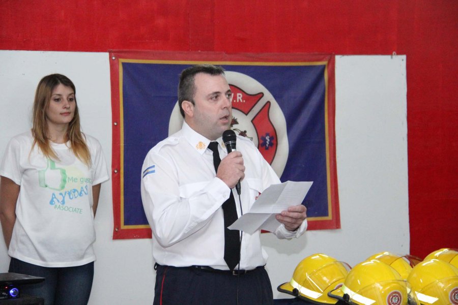 FOTO ARCHIVO ANDRES BALDESSARI. Jefe del Cuerpo Activo de Bomberos Voluntarios de Rafaela.