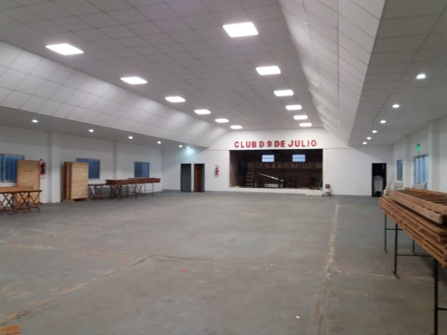 SALON./ Vista general de la anhelada obra concluida.