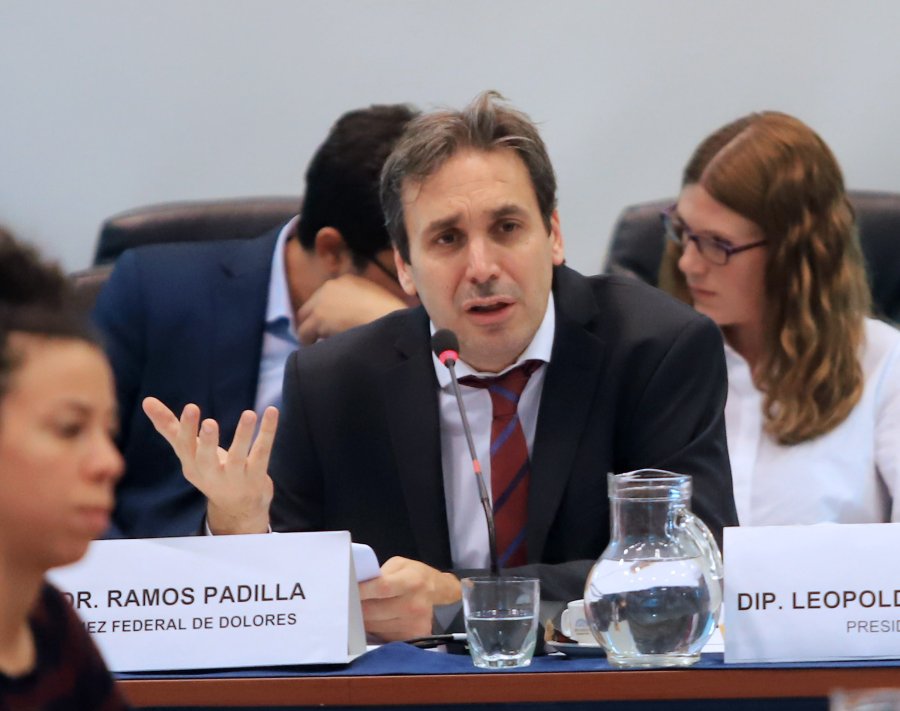 FOTO NA MAGISTRADO. Ramos Padilla en Diputados.