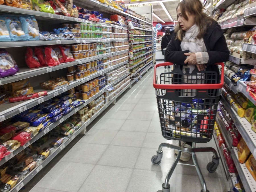 FOTO INDEC AUMENTOS. Alimentos y Bebidas registraron subas de casi el 60 por ciento en el &uacute;ltimo a&ntilde;o.