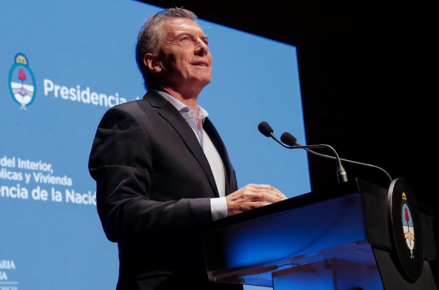 FOTO CASAROSADA.GOB PRESENTACION. Macri encabez&oacute; un acto en el CCK.