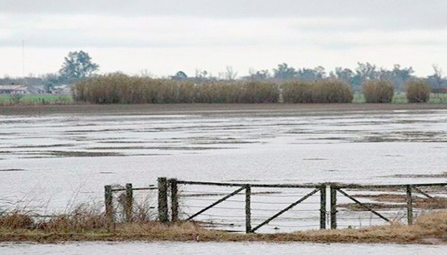 FOTO ARCHIVO INUNDACIONES. L&iacute;nea de cr&eacute;ditos de hasta $ 100.000 para los productores afectados.