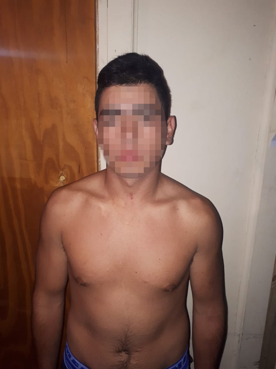 FOTO LA OPINION DETENIDO. Ismael Horacio V., mayor de edad, de 19 a&ntilde;os.