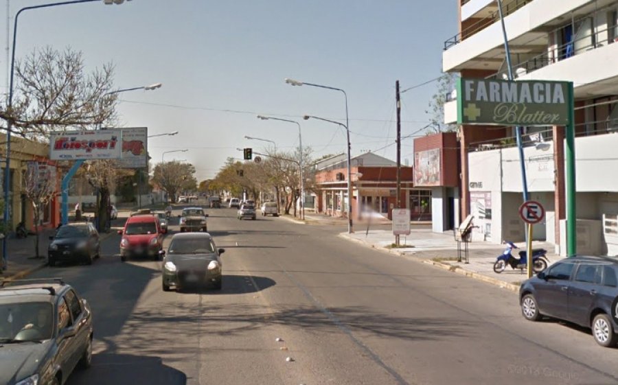 FOTO GOOGLE AV. SANTA FE AL 1400. En inmediaciones de esta cuadra sucedieron los hechos.
