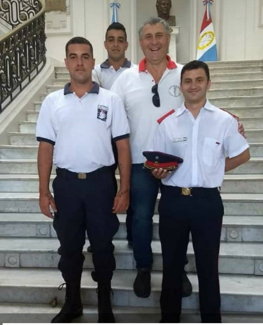 DISTINGUIDOS./ Integrantes del cuartel humbertino que fueron reconocidos.