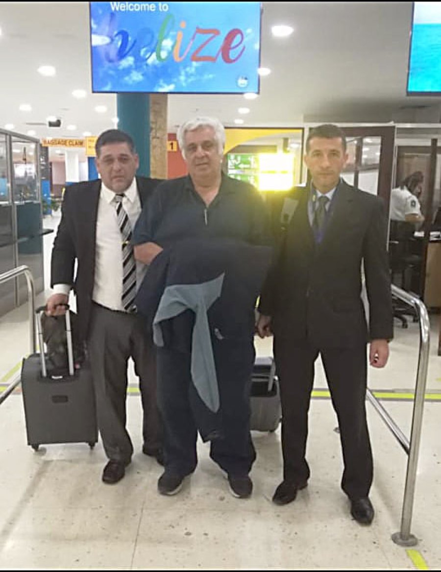 FOTO CAPTURA TN REGRESO OBLIGADO. Samid, poco antes de embarcar hacia la Argentina.