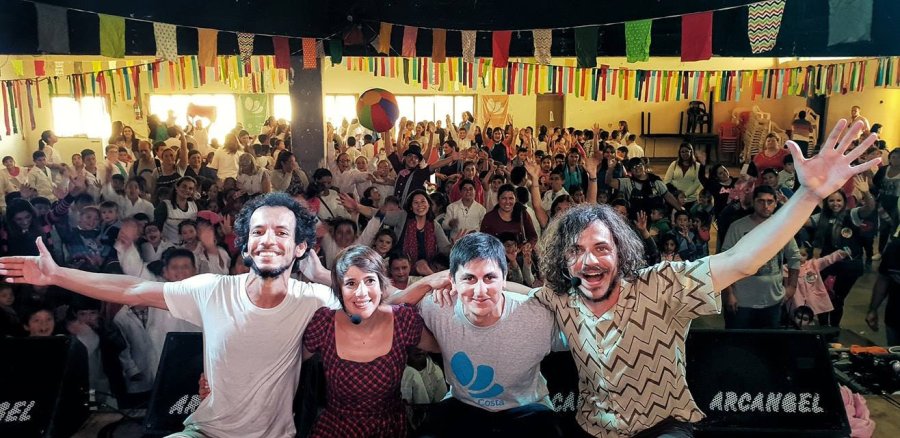 FOTO SCS// QUERE, CREER, CREAR./ Imagen registrada en uno de los tantos encuentros.
