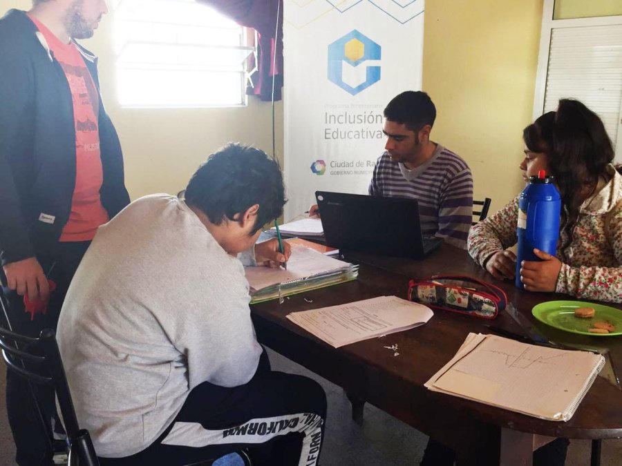 FOTO CP// NUEVO CENTRO DE INCLUSION EDUCATIVA./ Fue habilitado en la sede de la Vecinal Villa Dominga.