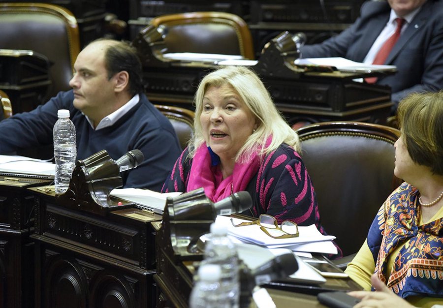 FOTO NA CARRIO. Dispar&oacute; con todo contra su enemigo Lorenzetti.