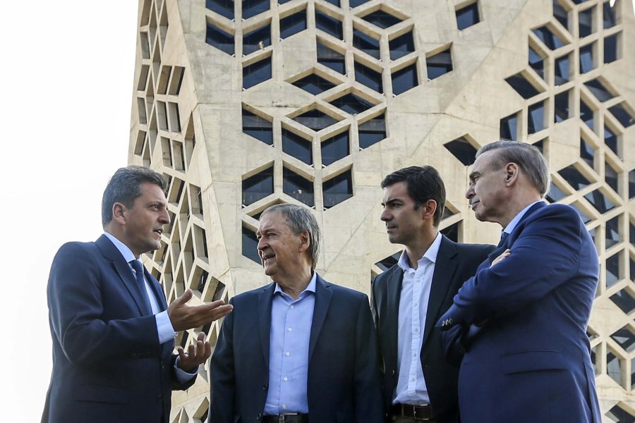 FOTO NA CONSENSO. Massa, Schiaretti, Urtubey y Pichetto mantienen en pie a Alternativa Federal.