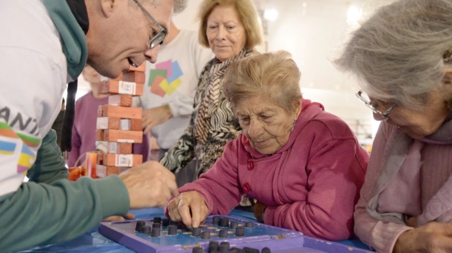 FOTO SCS INTEGRACION. Las distintas generaciones de familias participaron de la actividad.