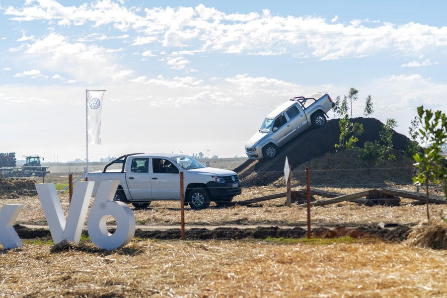FOTO VW ARGENTINA CAMIONES. Ser&aacute;n uno de los productos que exhibir&aacute; VW en Agroactiva.  PISTA DE PRUEBAS. Permitir&aacute; ver en acci&oacute;n a las pickup Amarok.