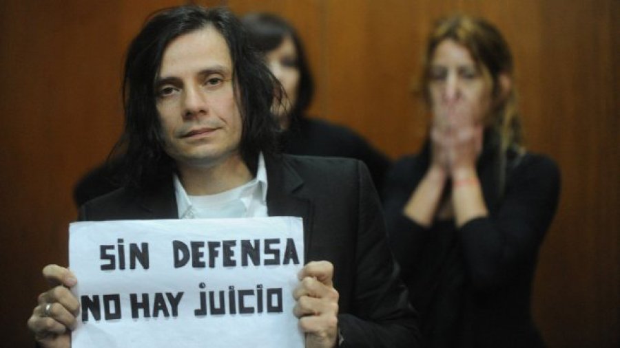 FOTO LA CAPITAL CONDENADO. Aldana durante la audiencia de ayer, horas antes del veredicto.