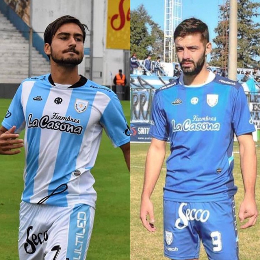FOTO ARCHIVO DESPEDIDA. / Lautaro Navas y Enzo Bertero pasaron a Las Parejas y Sp. Belgrano, respectivamente.