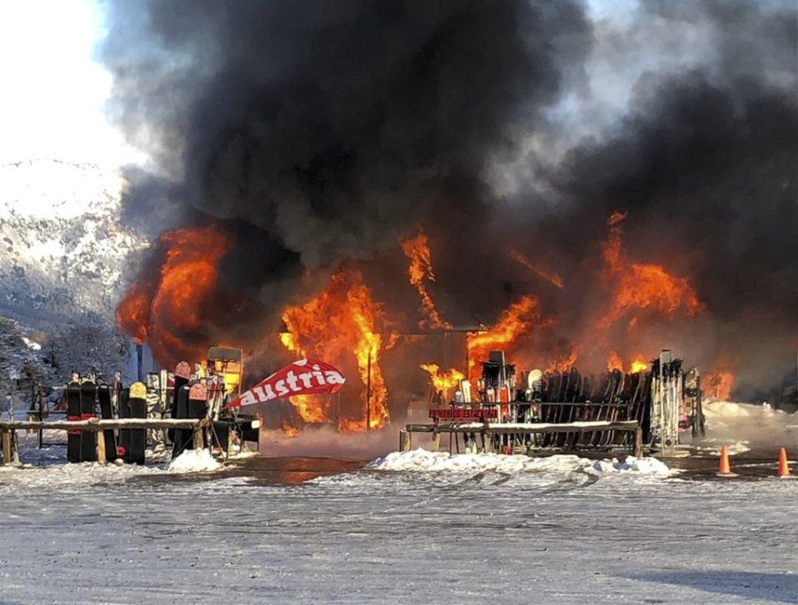 FOTO NA FUEGO DEVASTADOR. Una muestra de lo ocurrido.