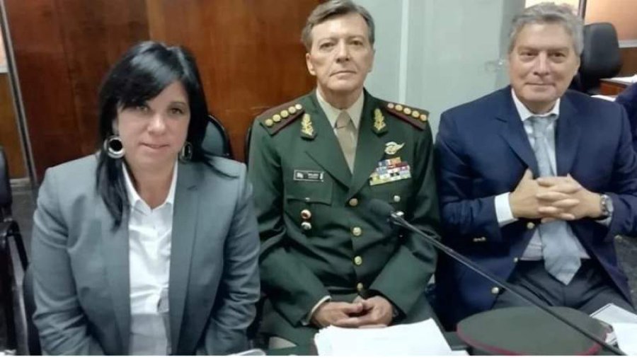 FOTO NA MILANI. Durante el juicio en el Tribunal riojano.