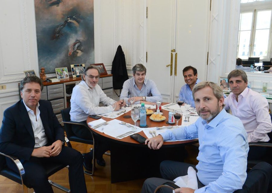 FOTO NA MARCOS PE&Ntilde;A. El jefe de Gabinete tuvo un encuentro con ministros en Olivos.