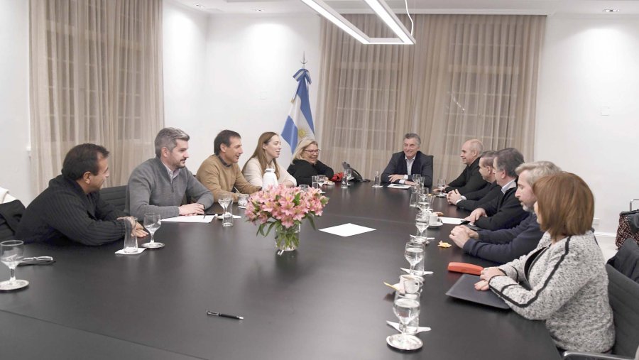 FOTO NA CUPULA DE JUNTOS POR EL CAMBIO. Macri encabezar&aacute; cada lunes el encuentro de la mesa pol&iacute;tica.