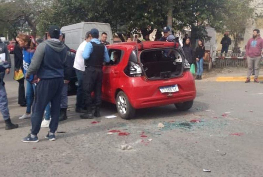 FOTO WEB DESTROZADO. As&iacute; qued&oacute; el veh&iacute;culo luego del incidente.