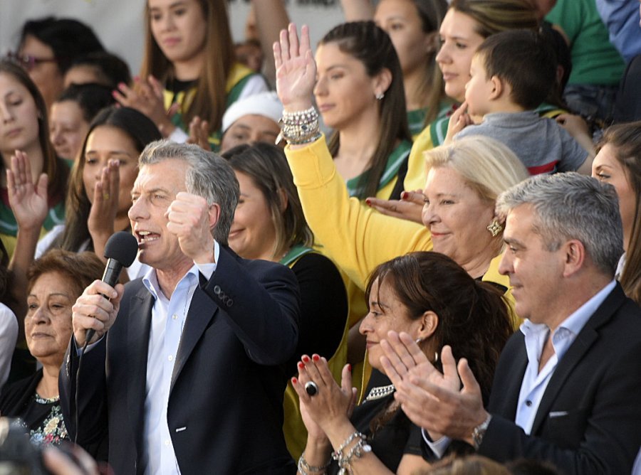FOTO NA OBRA NUEVA. Macri en Tucum&aacute;n.