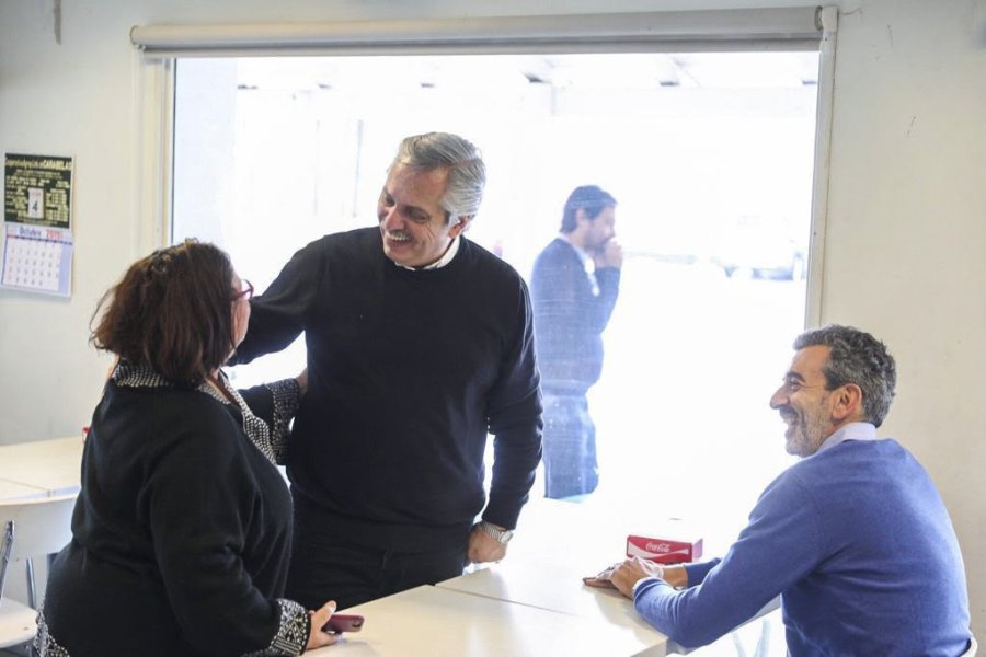 FOTO NA EN JUNIN. Alberto Fern&aacute;ndez sum&oacute; a Randazzo a su armado.