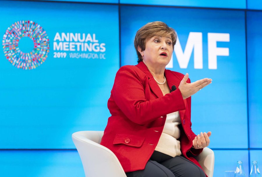 FOTO AFP KRISTALINA GEORGIEVA. Actual directora del Fondo.