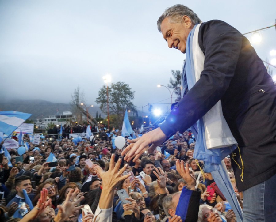 FOTO NA MACRI. Visit&oacute; R&iacute;o Cuarto y Villa Carlos Paz.