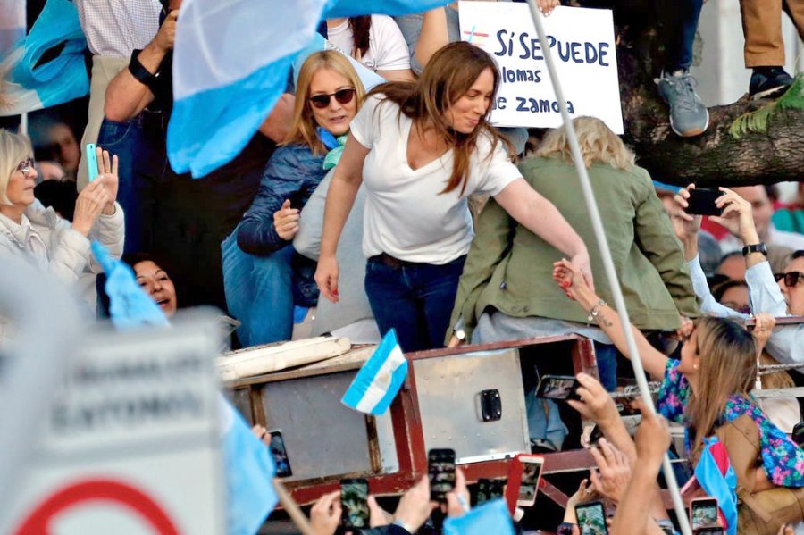 FOTO NA VIDAL. Se mostr&oacute; en modo "hincha".