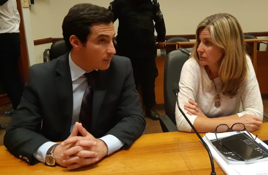 FOTO MPA FISCALES. Gonzalo Iglesias y Ana Laura Gioria.