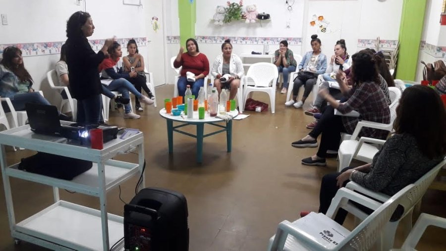 FOTO CP// TALLER. Durante su desarrollo se abord&oacute; el tema Sexualidad.