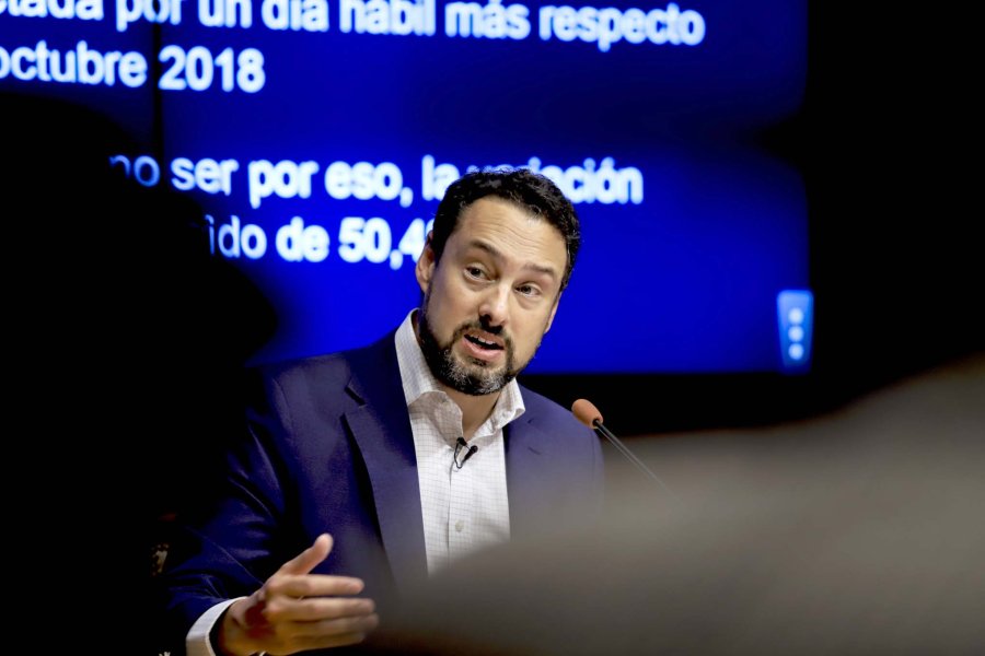 FOTO NA CUCCIOLI. Inform&oacute; sobre los ingresos p&uacute;blicos del mes pasado.