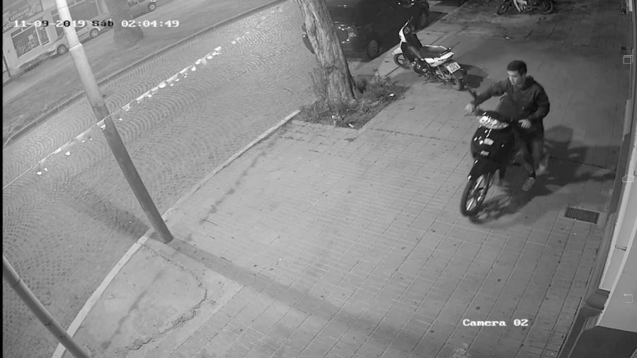 FOTO M.E. SANCHEZ CAMARAS DE SEGURIDAD. Registraron el rostro, la hora y el hecho delictivo.