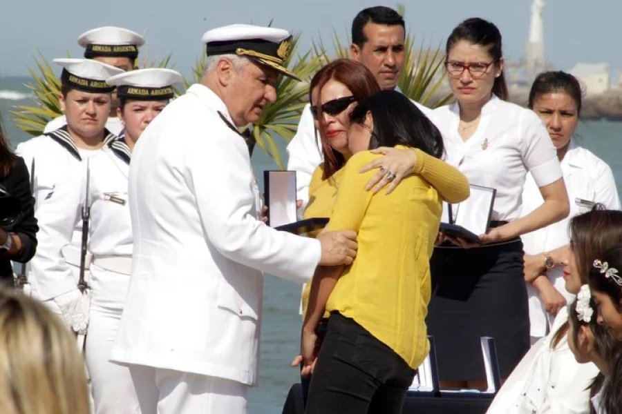 FOTO NA CEREMONIA. Se llev&oacute; a cabo en la Base Naval de la ciudad de Mar del Plata.