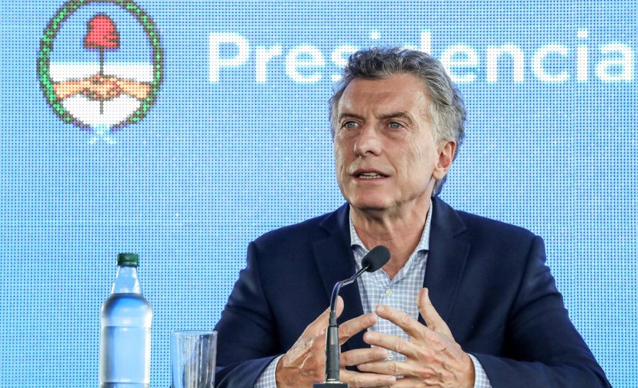 FOTO ARCHIVO MAURICIO MACRI. En su &uacute;ltima gira internacional.