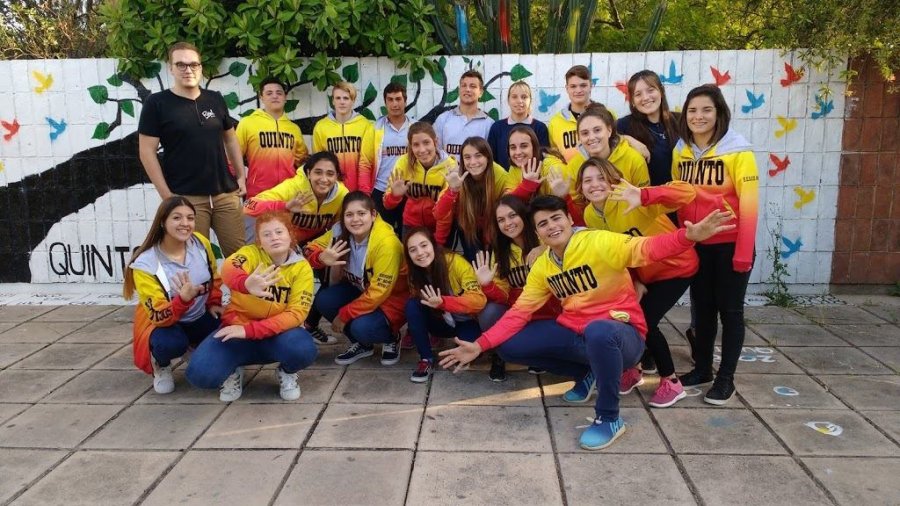EGRESADOS./ El grupo que se gradu&oacute; en el nivel secundario.