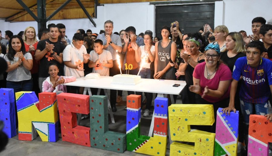FOTO CP// CIERRE./ Un momento de la ceremonia desarrollada en la sede de la Sociedad Rural de nuestra ciudad.