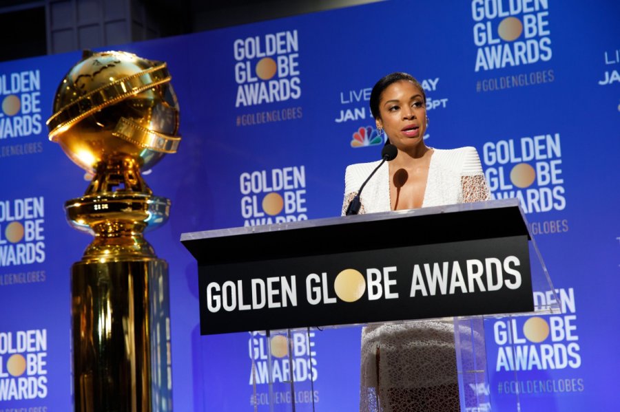 FOTO PRENSA GOLDENGLOBE.COM// ANUNCIO//Susan Kelechi Watson anuncia las nominaciones para la septuagésima séptima entrega de premios. FOTO VOS-LA VOZ LOS DOS PAPAS./ Nominada como mejor película