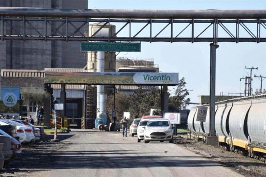 FOTO ARCHIVO VICENTIN. La empresa cerealera tiene su planta m&aacute;s importante en Avellaneda.