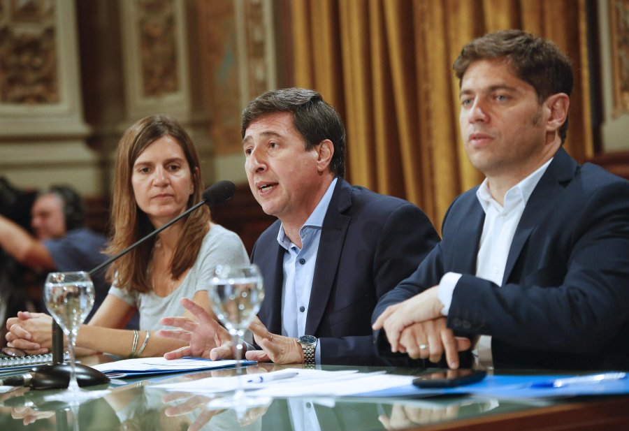 FOTO NA ANUNCIO. Lo concretaron Arroyo y Kicillof.