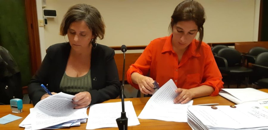 FOTO ARCHIVO FISCALES. Mariela Jim&eacute;nez y Mar&iacute;a Laura Urquiza investigan a asociaciones il&iacute;citas dedicadas al cobro extorsivo de cr&eacute;ditos.
