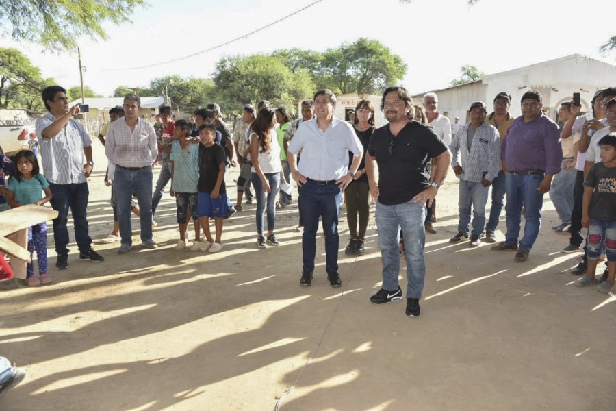 FOTO NA PREOCUPADOS. Arroyo y S&aacute;enz, en Salta.